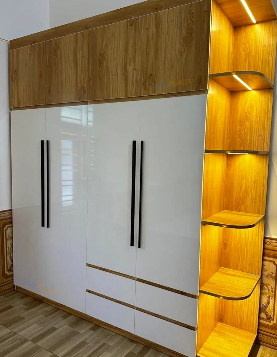 Tủ quần áo thực tế do Nội thất Thiên An thi công